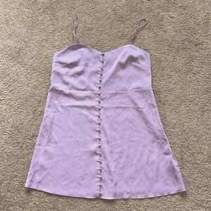 Purple Urban Outfitters dress with button details